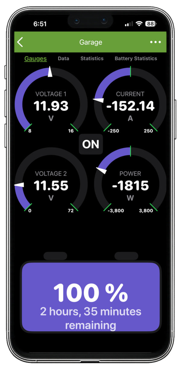 PowerMon-E - Ethernet / IoT Advanced Battery Monitor / DC Power Meter with data logging
