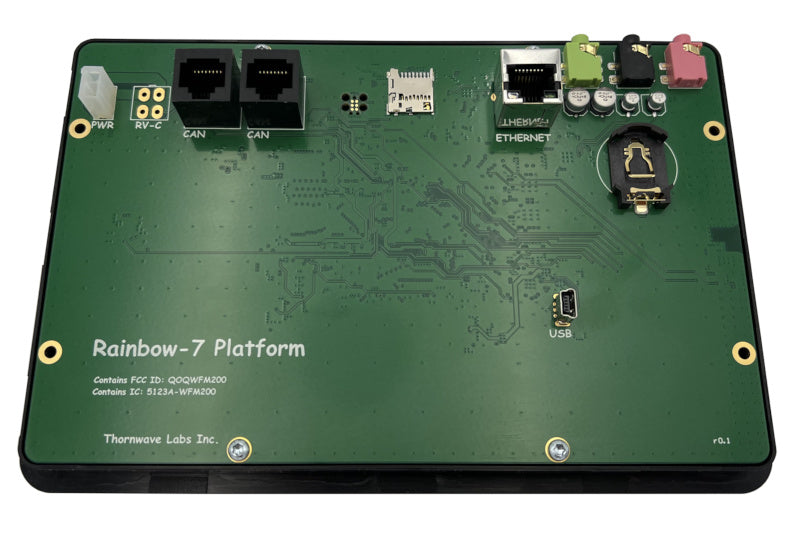 Rainbow-7 - 7" 1024x600 Color Touchscreen Development Platform - Thornwave Labs