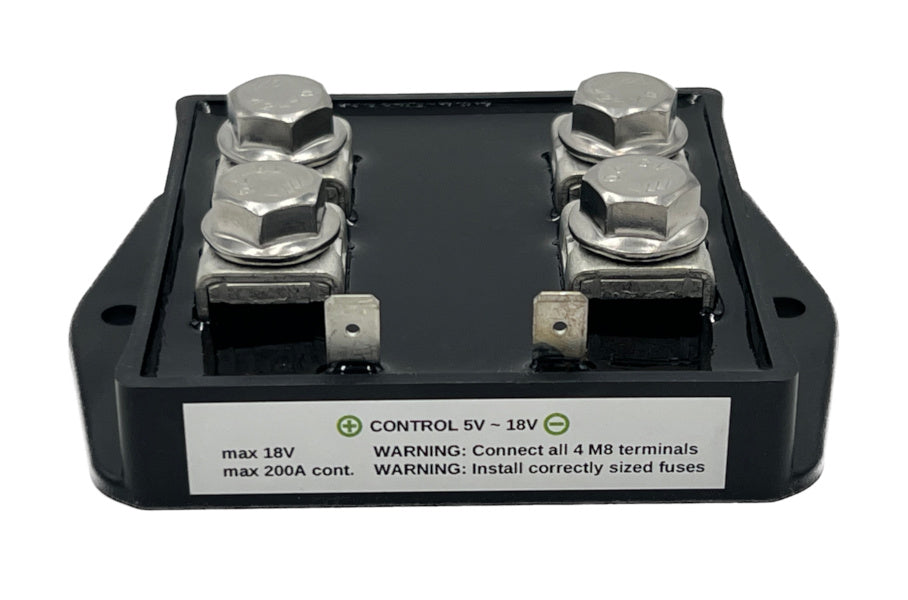 TL-SSRC – 12V / 200A DC Bidirectional Solid State Relay (SSR) - COMING SOON