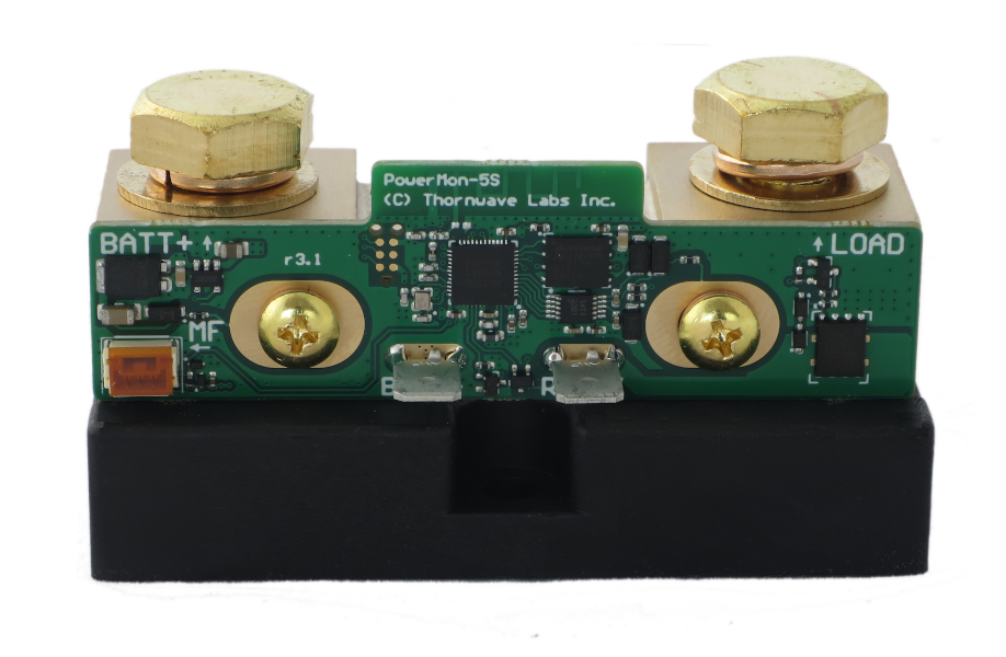 PowerMon-5S - Bluetooth Battery Monitor with integrated 500A shunt and logging - Thornwave Labs