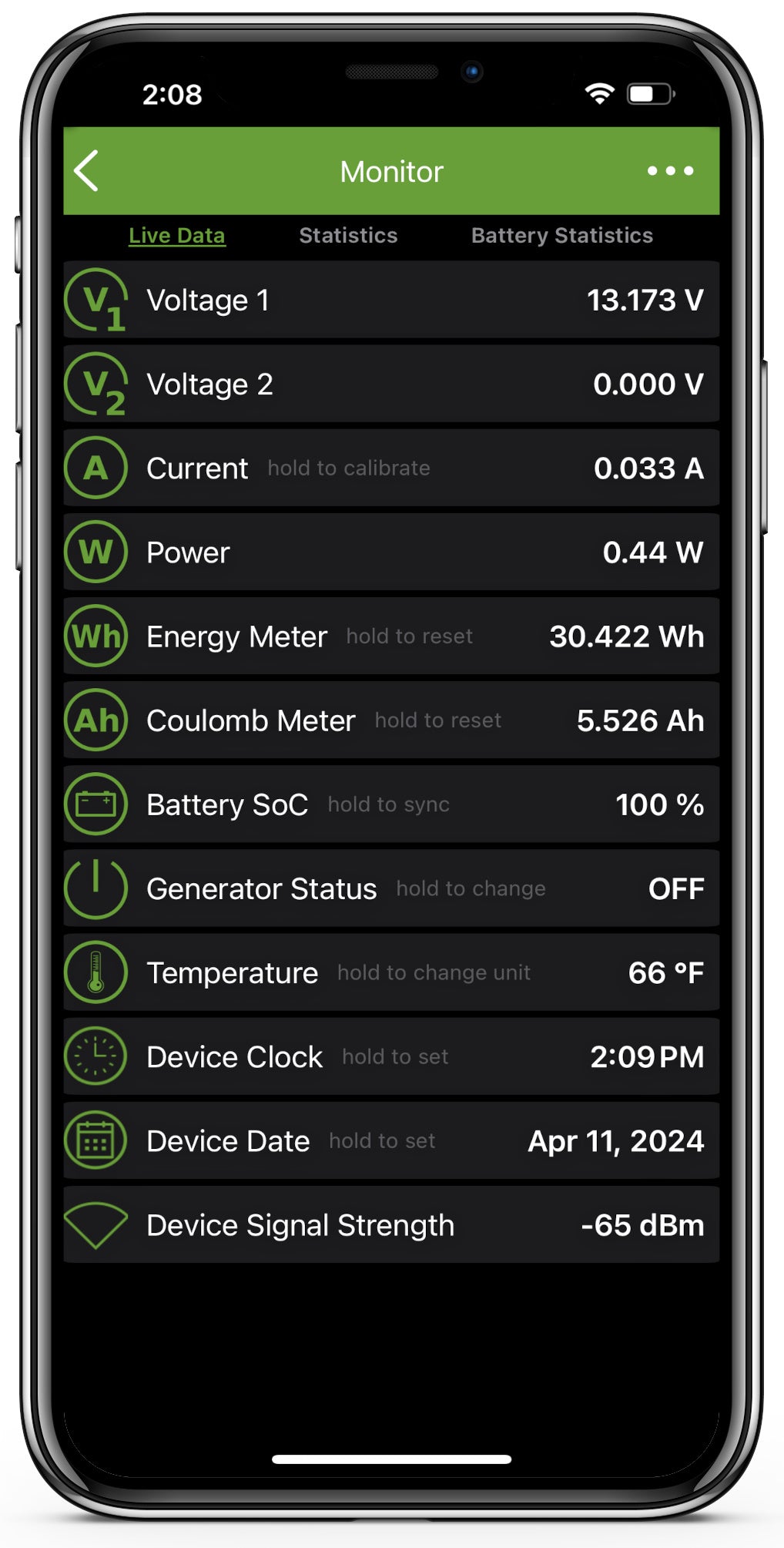 PowerMon - Bluetooth LE Advanced Battery Monitor / DC Power Meter with data logging - Thornwave Labs