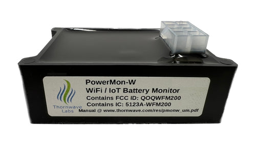 PowerMon-W - WiFi / IoT Advanced Battery Monitor / DC Power Meter with