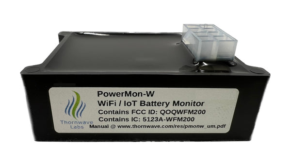 PowerMon-W - WiFi / IoT Advanced Battery Monitor / DC Power Meter with