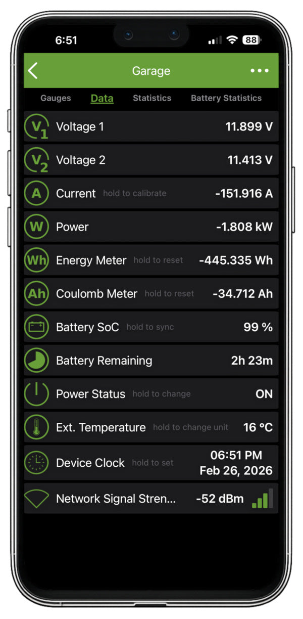 PowerMon-E - Ethernet / IoT Advanced Battery Monitor / DC Power Meter with data logging