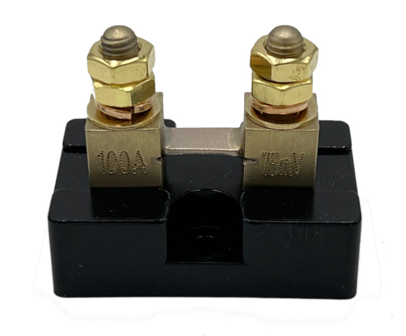 100A / 75mV Shunt with Mounting Base, 0.25% - Thornwave Labs